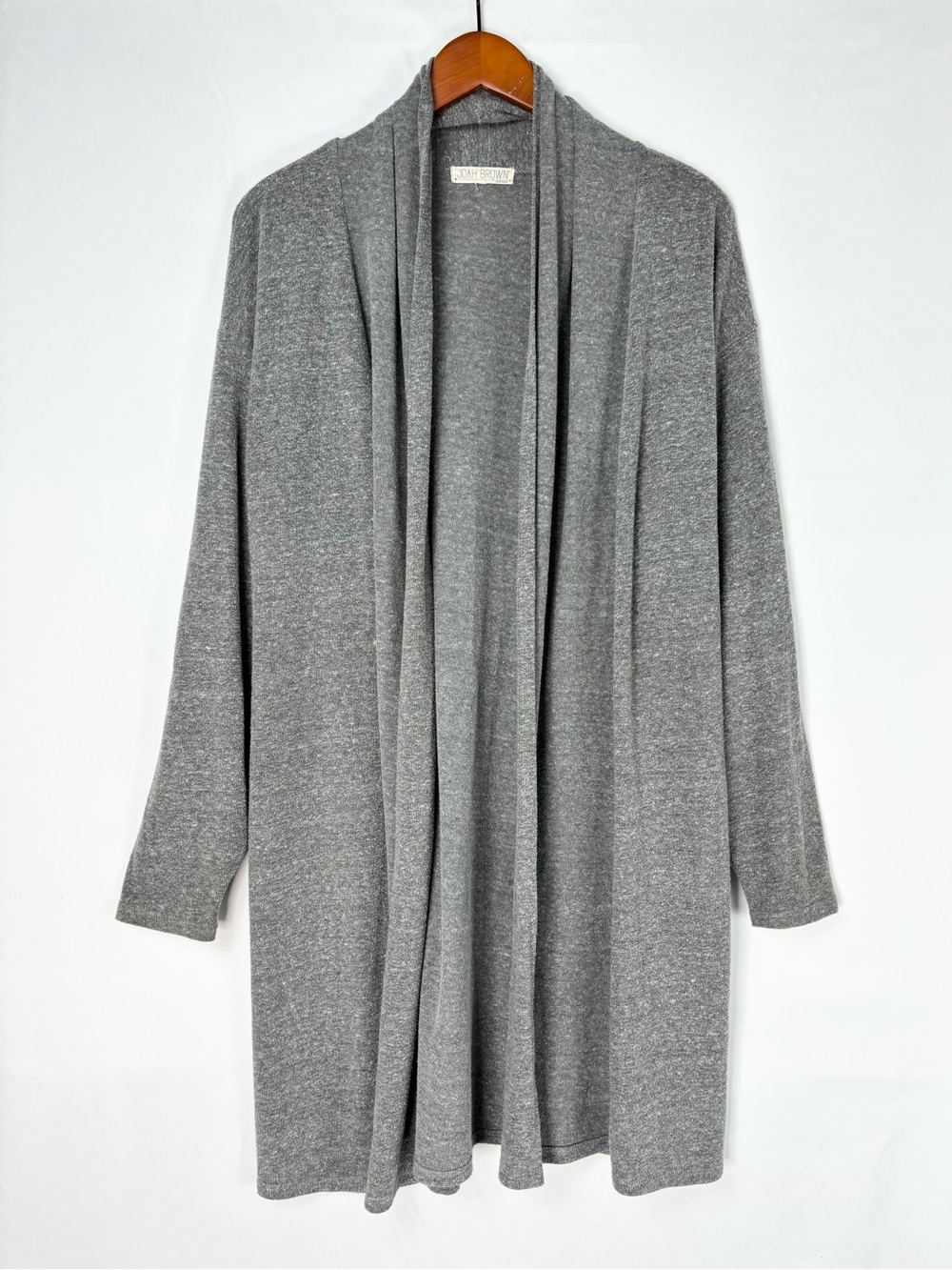 Joah Brown‎ Cardigan Gray USA Open Front